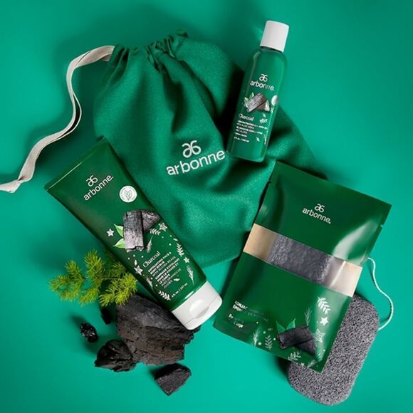 Arbonne Charcoal Cleansing Gift Set